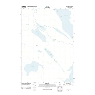 2011 Map of Duck Lake, 2011 Print