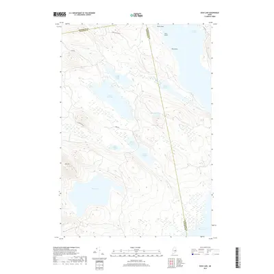 2018 Map of Duck Lake, 2018 Print