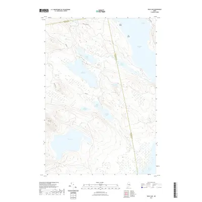 2021 Map of Duck Lake, 2021 Print