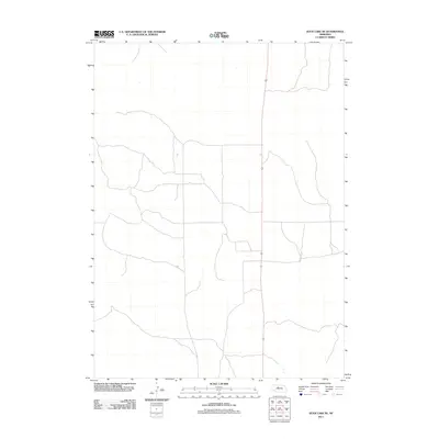 2011 Map of Duck Lake SE, 2011 Print