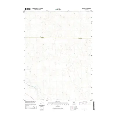 2014 Map of Duck Lake SW, 2014 Print