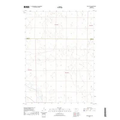 2017 Map of Duck Lake SW, 2017 Print