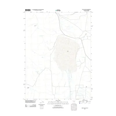 2011 Map of Duck Lake, 2011 Print