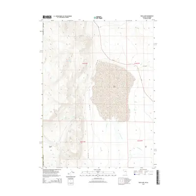 2015 Map of Duck Lake, 2015 Print