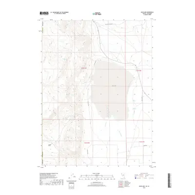 2018 Map of Duck Lake, 2018 Print