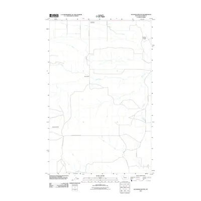 2011 Map of Duckhead Buttes, 2011 Print