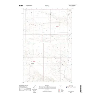 2020 Map of Duckhead Buttes, 2020 Print