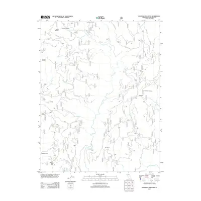 2012 Map of Duckwall Mountain, 2012 Print