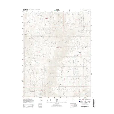 2015 Map of Duckwall Mountain, 2015 Print