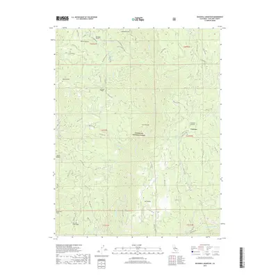 2018 Map of Duckwall Mountain, 2018 Print