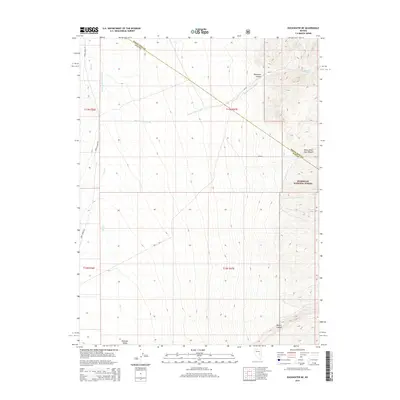 2014 Map of Duckwater NE, 2014 Print
