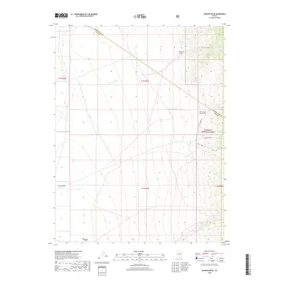 2018 Map of Duckwater NE, 2018 Print