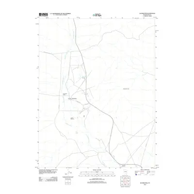2012 Map of Duckwater, 2012 Print