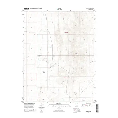 2014 Map of Duckwater, 2014 Print