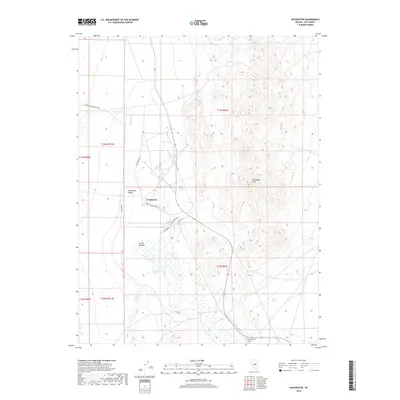 2018 Map of Duckwater, 2018 Print