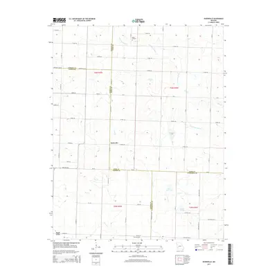 2015 Map of Dudenville, 2015 Print