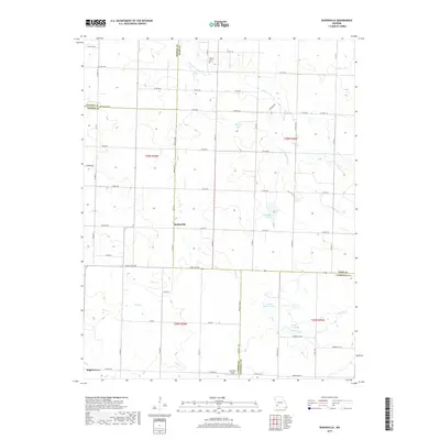 2017 Map of Dudenville, 2017 Print