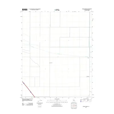 2012 Map of Dudley Ridge, 2012 Print