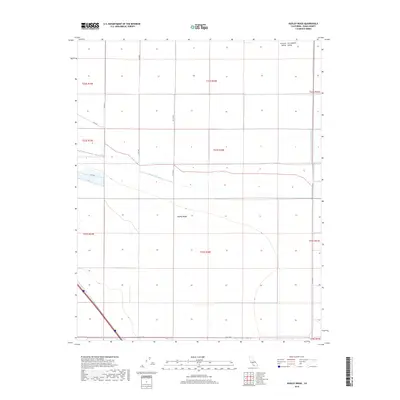 2018 Map of Dudley Ridge, 2018 Print