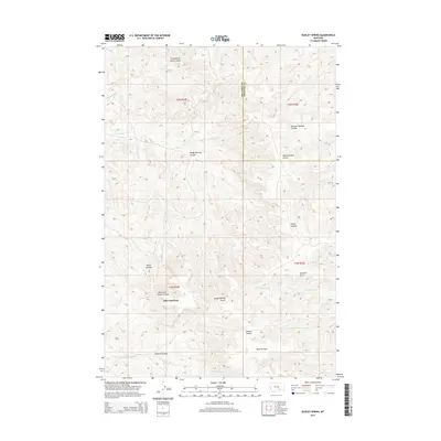 2014 Map of Dudley Spring, 2014 Print