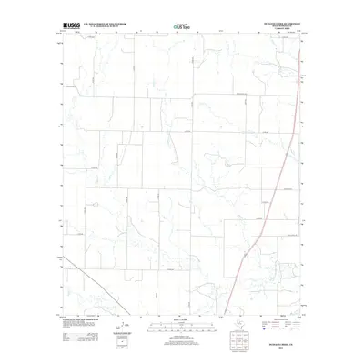 2012 Map of Dudleys Creek, 2012 Print