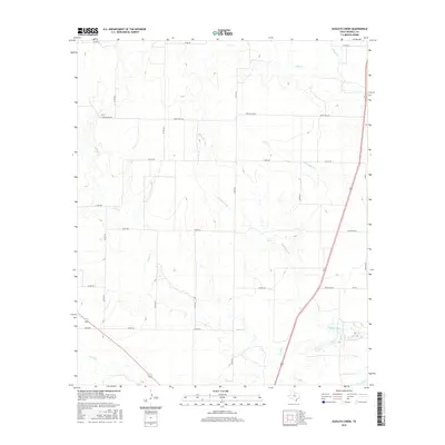 2016 Map of Dudleys Creek, 2016 Print