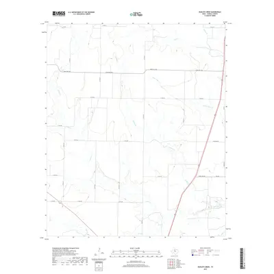 2019 Map of Dudleys Creek, 2019 Print