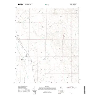 2018 Map of Dudleyville, 2018 Print