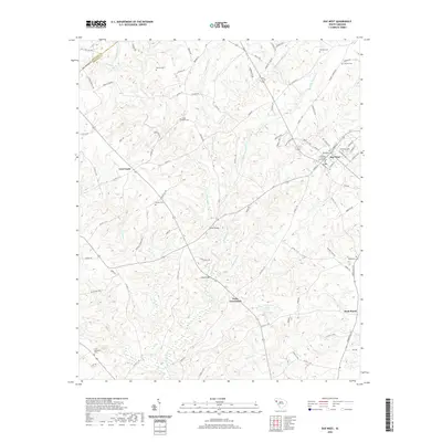 2020 Map of Due West, 2020 Print