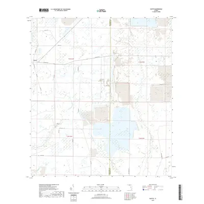 2018 Map of Duette, 2018 Print