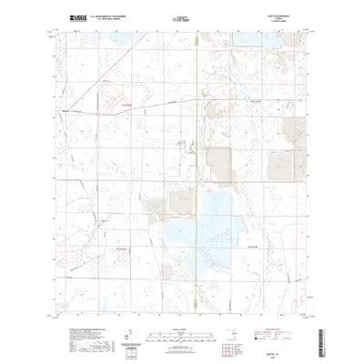 2021 Map of Duette, 2021 Print