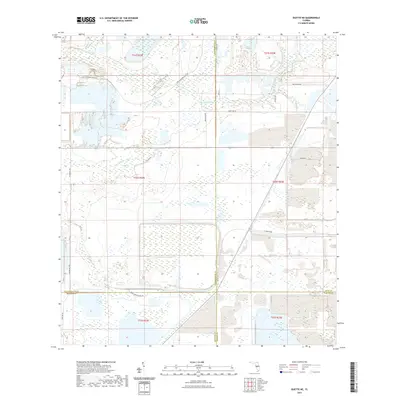 2021 Map of Duette NE, 2021 Print