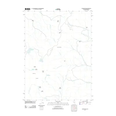 2011 Map of Duffer Peak, 2011 Print