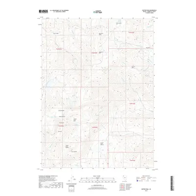 2018 Map of Duffer Peak, 2018 Print