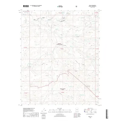 2018 Map of Dugas, 2018 Print