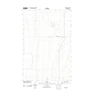 2013 Map of Dugdale, 2013 Print