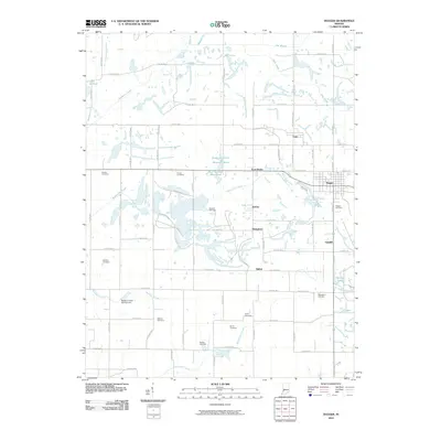 2010 Map of Dugger, 2010 Print