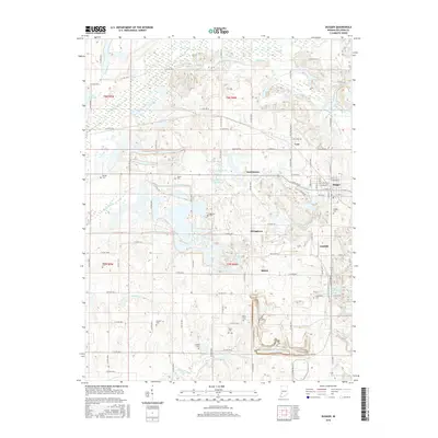 2016 Map of Dugger, 2016 Print