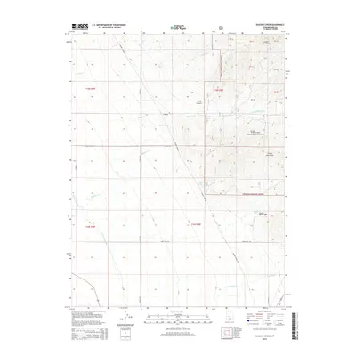 2014 Map of Duggins Creek, 2014 Print