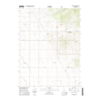 2017 Map of Duggins Creek, 2017 Print
