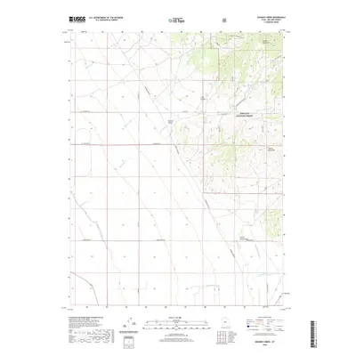 2020 Map of Duggins Creek, 2020 Print