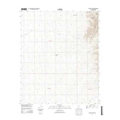 2013 Map of Dugout Canyon, 2013 Print