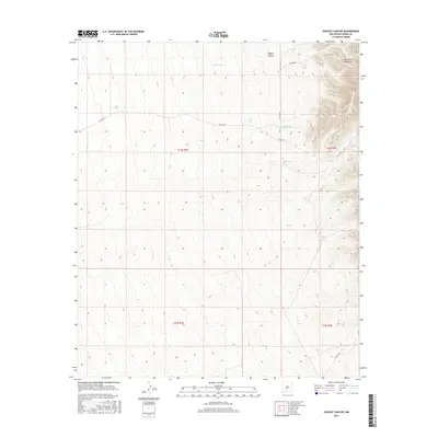 2017 Map of Dugout Canyon, 2017 Print