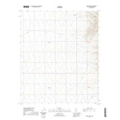 2020 Map of Dugout Canyon, 2020 Print