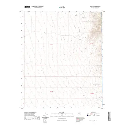 2023 Map of Dugout Canyon, 2023 Print
