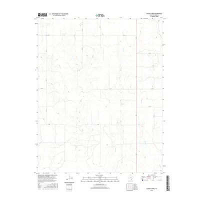 2016 Map of Dugout Creek, 2016 Print