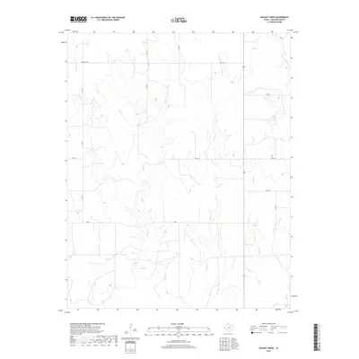 2019 Map of Dugout Creek, 2019 Print