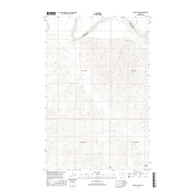 2017 Map of Dugout Creek, 2017 Print