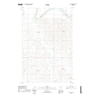 2020 Map of Dugout Creek, 2020 Print