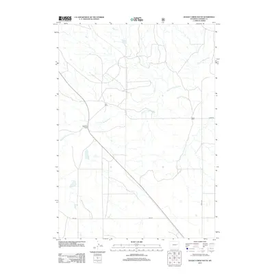 2012 Map of Dugout Creek South, 2012 Print